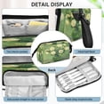 thumbnail image 4 of Nylon Fish Mouth Pencil Case with Large Capacity Zipper Pencil Pouch White Roses in A Vase Pencil Bag Organizers, 4 of 7