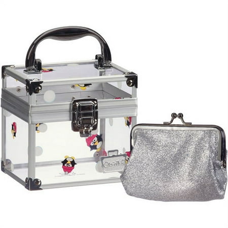 Caboodles Oh La La! Petite Train Case, Flamingo Pattern, 2 pc