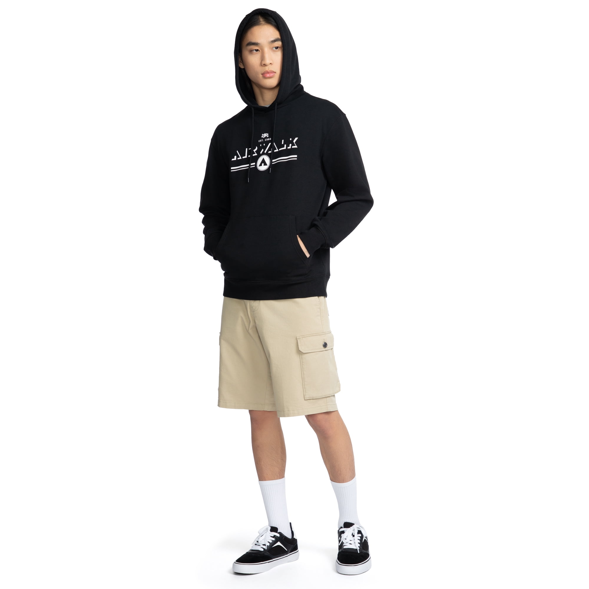 Airwalk Men's & Big Men's Long Sleeve Hooded Pullover Hoodie, Sizes XS-3XL
