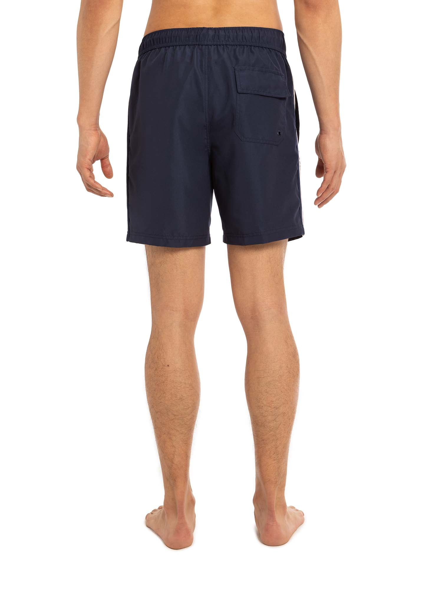 U.S. Polo Assn. Men's & Big Men's Logo Tape Swim Trunks with UPF50+, 7" Inseam, Sizes S-3XL