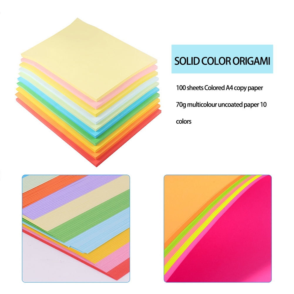Paper Printer Paper. A4 color printing paper children diy handmade origami a3 paper cutting multi-function colored paper 