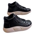 thumbnail image 1 of Zapatos Deportivos para Mujer Zapatos para Caminar Zapatillas de Deporte con Fondo Grueso y Aumento de Altura para Invierno Negro 36, 1 of 12