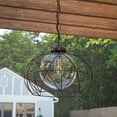 thumbnail image 6 of Cavea 1 Light Outdoor Pendant with Bronze Finish, 6 of 8
