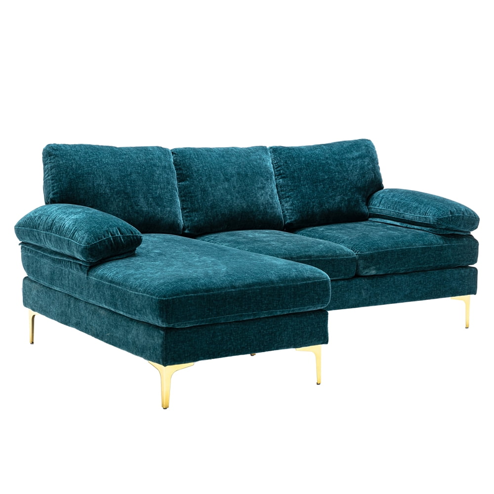 Modern Upholstered Sectional Sofa Accent Sofa, L Shaped Sectional Sofas