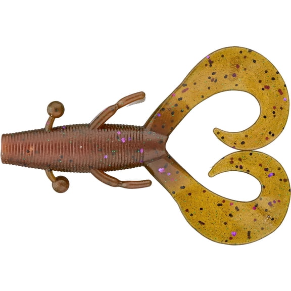 Yamamoto 136-07-926 Cowboy Creature Bait, 4", 7pk, Dark Green - 136-07-926