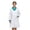 Green, variant on Elegant Antique- Ensemble for Long Sleeve Lab Coat with Notched Collar and Slant Pockets for Everyday and Use