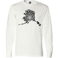 thumbnail image 3 of Inktastic Alaska Silhouette Mandala Long Sleeve T-Shirt, 3 of 5