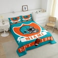 thumbnail image 4 of Erosebridal American Football City Bedding King Comforter Set, Eat Sleep Down Comforter, Soccer Lover Comforters & Duvets, Lightweight Room Decoration, 3pcs, 4 of 8