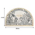 thumbnail image 2 of Youkk Bathroom Rugs Water Absorbent Floor Bath Mat Carpet Planter Semicircle 40x60cm 1Set, 2 of 6
