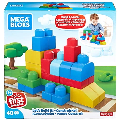 Bloques de construcción Mega Bloks Let's Build It 40 piezas