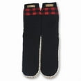 thumbnail image 2 of Gaahuu mens knit faux shearling lined soft sole slipper socks, 2 of 2