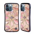 thumbnail image 1 of Head Case Designs Officially Licensed Micklyn Le Feuvre Marble Patterns Gilded Stone Tiles Hybrid Case Compatible with Apple iPhone 13 Pro, 1 of 7