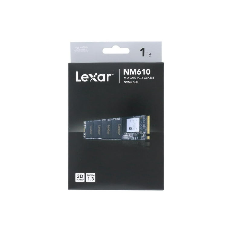 Lexar NM610 M.2 2280 1TB PCI-Express 3.0 x4, NVMe 3D TLC Internal