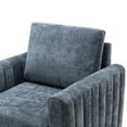 thumbnail image 2 of HULALA HOME Ganymedes Comfy Accent Club Chair with Wood Base Set of 2 by  NAVY, 2 of 5