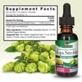 thumbnail image 4 of Extracto de hierba de lúpulo Nature's Answer con alcohol orgánico, 30 ml, 4 of 7
