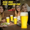 thumbnail image 1 of Host Beer Glass  Freezer Gel Chiller Double Wall Plastic Frozen Pint Glass, 1 of 5