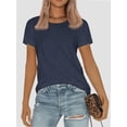 thumbnail image 6 of Womens Loose Fit Tshirts Short Sleeve Summer Tops Casual Workout Yoga Tunic T Shirts Tops, 6 of 6