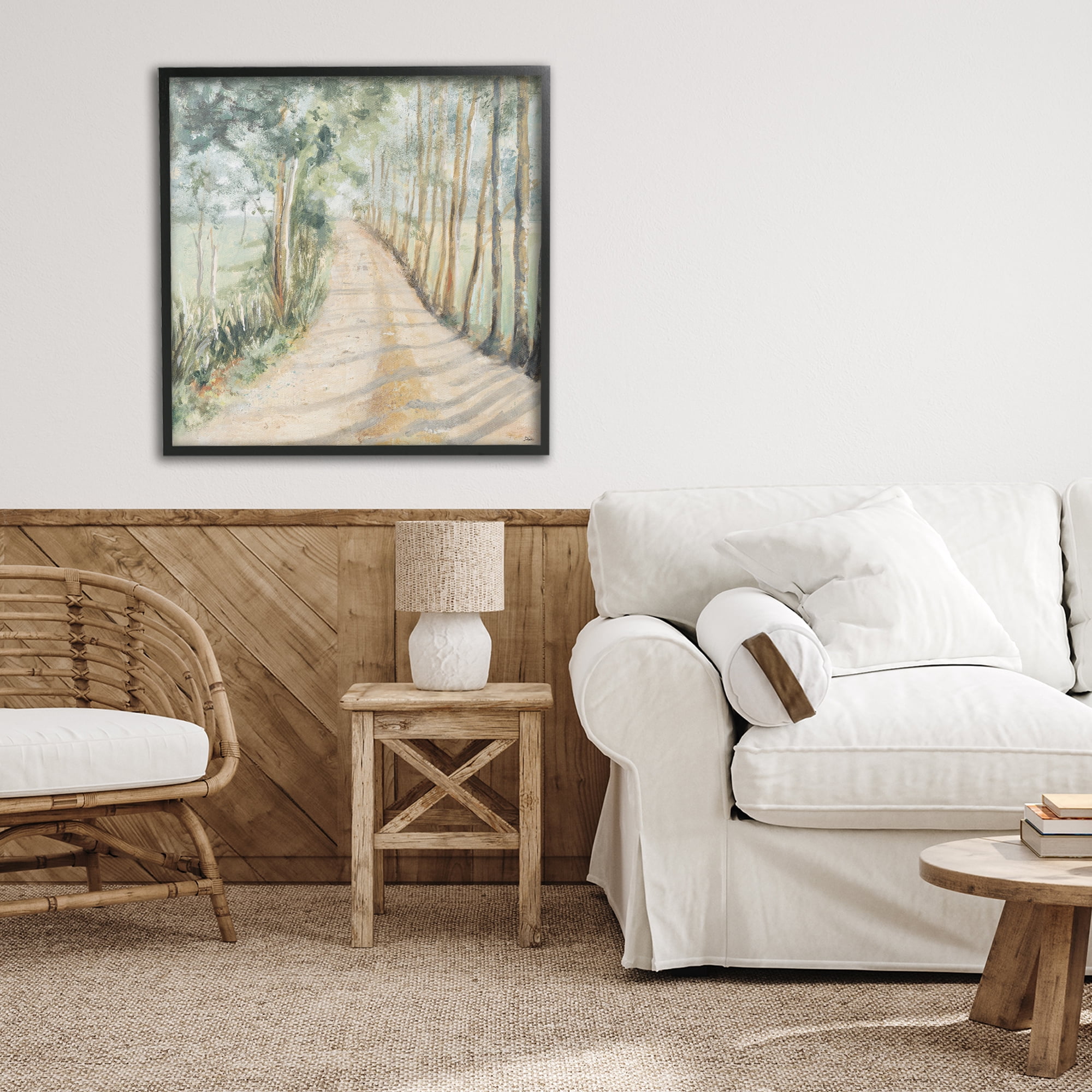 Stupell Industries Camino A Casa Pathway Black Framed Giclee Art, design by Patricia Pinto