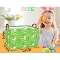 thumbnail image 7 of MYFLOCY Rectangle Empty Easter Baskets Boy Large Toy Storage Bin Girls collapsible Hamper Waterproof Canvas Box Kid Gifts Spring Decor, 7 of 7