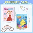 thumbnail image 4 of Go Fish, Old Maid, 2 in 1 Kids Card Games Set, Family Game Night Party Games, 4 of 7