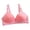 Hot Pink, variant on Nmnitkp Bras for Women Antibacterial Fabric,Nursing Bras Flower Embroidery No Rims Fixed Cup Gathering Adjustable Buckle Daily Bra Black,L