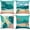 Tropical Plant, variant on Modern Tropical Leaves Pillow Covers, Minimalist Aesthetic Leaf Decorative Throw Pillow Cases 18x18 Set of 4,Summer Outdoor Pillow Covers for Patio Sofa Couch Bedroom