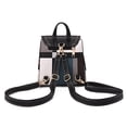 thumbnail image 5 of Stylago Mini Backpack for Women Leather Travel Shopping Daypack Students Fashion Color Blocking Schoolbags for Ladies Work Black, 5 of 6