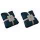 thumbnail image 1 of 2 mantas de franela polar para sofá, manta suave, colcha de color sólido, funda de felpa para cama, regalo, Q, 1 of 8