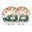 White, variant on Spring Floral Round 13 Inch Placemats Set of 4, Farmhouse Truck Oil Painting Vintage Flowers HeatResistant Non Slip Place Mats for Dining Table, Wipeable Braided Kitchen Table Mats for Housewarming
