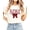Ivory Shirt, variant on Bama Red Floral Bow Shirt for Women & Teens Trendy Alabama School Sports Fan Tee Pepper Shirt Adult Small