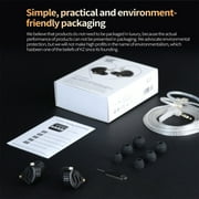 KZ ZS12 PRO X in Ear Monitor Headphones, Wired Gaming Earbuds 1DD+5BA Hybrid Driver IEM Earphone, 4-Level Tuning Switch, Full-Metal Cavity, 2Pin IEM Cable for Musician Audiophile(Standard Version)