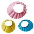 thumbnail image 4 of Bright Color Baby Shower Caps Shampoo Cap Wash Hair Kids Bath Visor Hats, 4 of 9