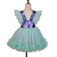 thumbnail image 6 of HAYIMI Child Girls Party Dress With Color Blocking And Lace Trim Tutu Gown For Toddler To Big Kid Holiday Pageant Performance Comfort Special Occasion Back To School Swing Flowy Sundress, 6 of 8