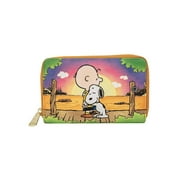 Loungefly: Peanuts - Charlie and Snoopy Sunset Zip Around Wallet