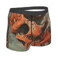 thumbnail image 4 of Uemuo Gigantic Skull In Clouds Pattern Men's Boxer Briefs,Trunk Anti-Chafing,Comfortable, Durable, and Stylish Underwear-Small, 4 of 9
