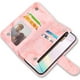 thumbnail image 3 of Asuwish - Funda tipo cartera compatible con MotoG4/Moto G4 Plus, con cordón de cuero, tarjetero, correa para la muñeca, para Motorola G 4.ª generación, G 4, 4plus, G4plus 4G, color rosa, 3 of 5