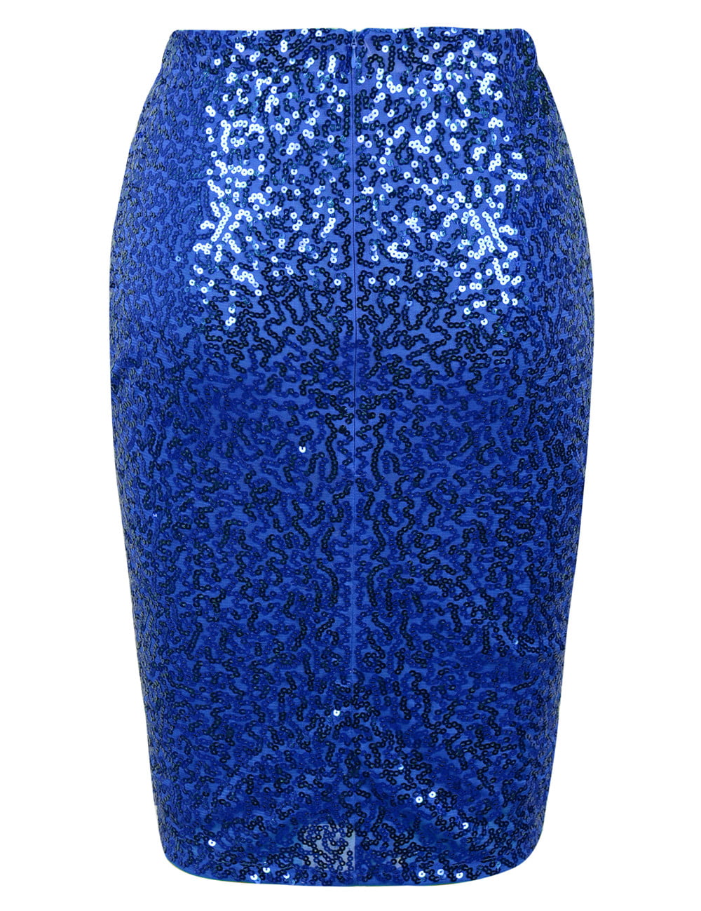 PrettyGuide Women's Sequin Skirt High Waist Sparkle Pencil Skirt Party Cocktail 