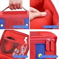 thumbnail image 5 of Grand Étui de Transport Protecteur pour Console Nintendo Switch OLED Pro Manette Sac de Rangement de Voyage Étui pour Accessoires d'Interrupteur Rouge, 5 of 5