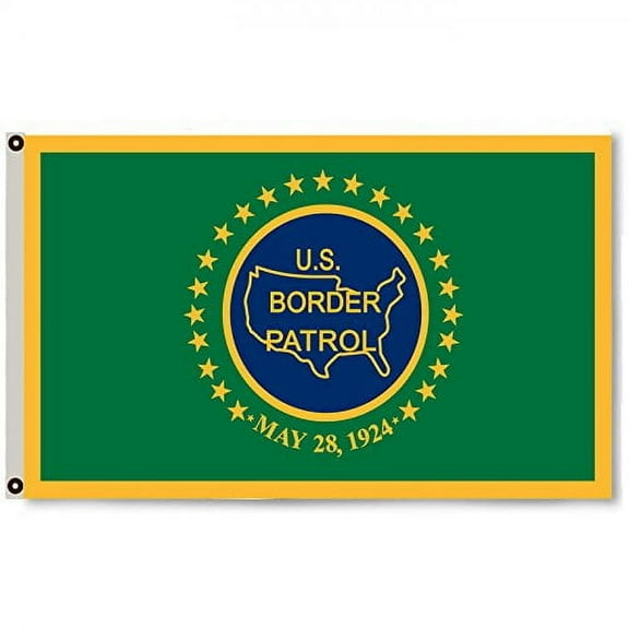2but U.S. Border Patrol Flag Polyester 3x5 FT Indoor Outdoor Banner