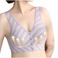 thumbnail image 4 of LLYWEY Women Bras Push up Wireless Bras Women Ladies Training Bra Style-1303 Women's Plus Pullover Bra Feature Adult Female Sport Sports Bras Purples 38B, 4 of 5