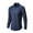 Blue, variant on HOWPAY Dress Shirts for Women Button down Long Sleeve Collared Business Casual Blouses Tops Solid Color Lightweight Loose Fit Fall Clothes Black L