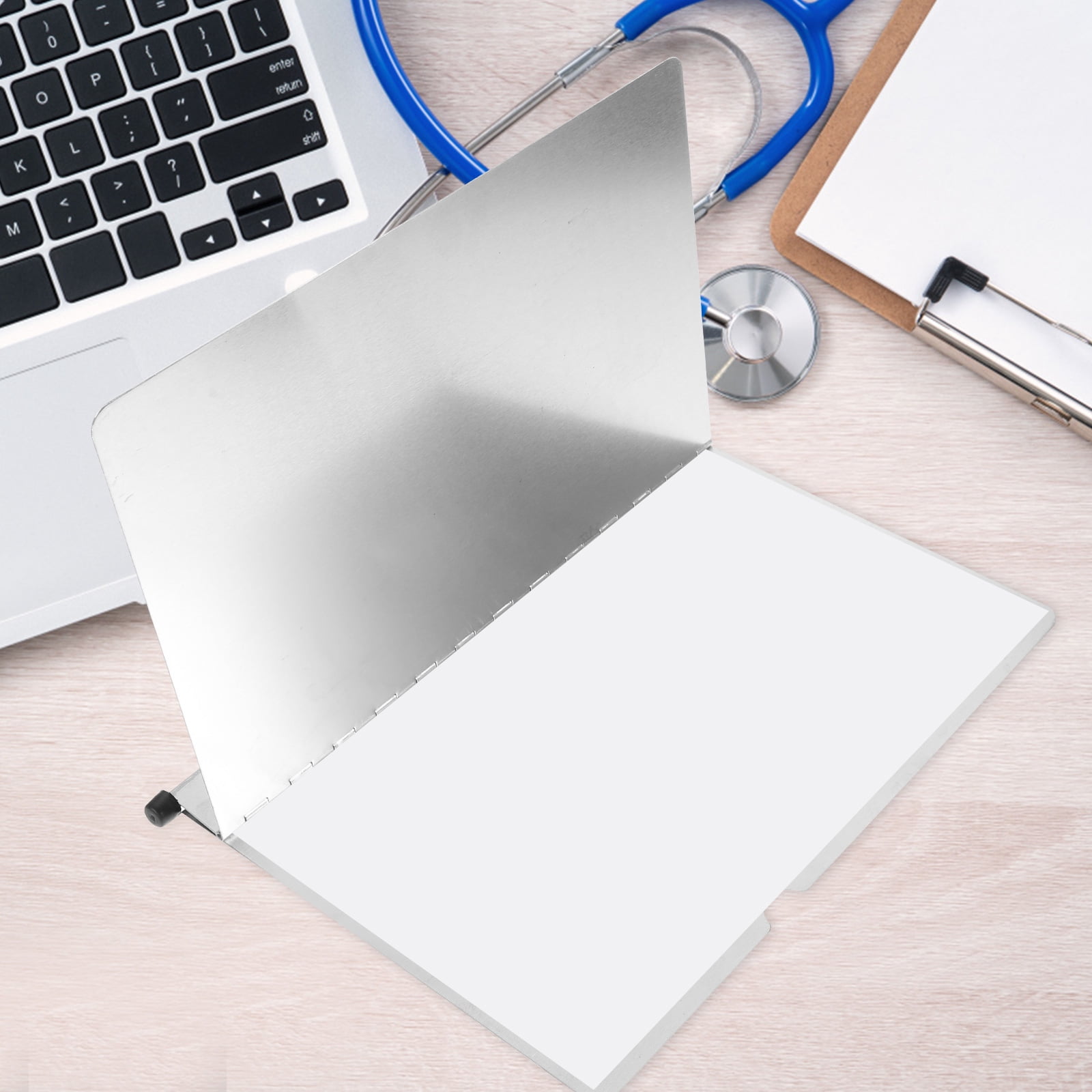 Supvox Stainless Steel Clipboard with Storage Compartment for Documents, Multi-Color Office & School Supplies Organizer