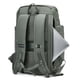 thumbnail image 4 of Mochila de viaje Cateissary de PU impermeable con Múltiples compartimentos Ejercito verde, 4 of 6