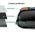 thumbnail image 4 of Lsque Sml Jeffy Pattern Laptop Bag – Portable & Slim Single-Shoulder Computer Case with Adjustable Strap, Protective, Lightweight for 13”/14”/15.6” Laptops, 4 of 8