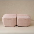 thumbnail image 5 of Convertible Fold-Out Sofa Bed, 18 Position Adjustable Double Sofa Bed, Folding Mattress Sofa with Thick Cushion for Living Room, Guest Room, Apartment, Pink, 5 of 11