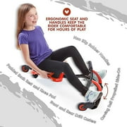 YBIKE Leap Self Propelled Ride On Drifting Racer Riding Toy, 165 lbs, Ages 4 – 9, Red