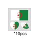 thumbnail image 2 of Uuiauoio 10 pcs Temporary Football Tattoo Stickers Set of 10 for Match Party Fan Celebration Face Body Art Decoration Sport Themed Supplies, 2 of 6