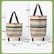 thumbnail image 5 of Carrito de compras plegable con bolsa expandible y cremallera | Ruedas plegables para fácil almacenamiento | Bolsa reutilizable para compras, escuela o excursiones, 5 of 9