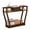 Walnut, variant on Costway Modern Sofa Accent Table with Drawer Entryway Hallway Hall Brown