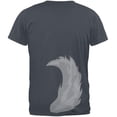 thumbnail image 2 of Halloween Wolf Costume Grey Mens T Shirt, 2 of 2